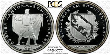 1991 HF 50 Fr Bern Haberling-41a PR69DCAM