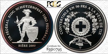 2000 HF 50 Fr Biere Haberling-62 PR69DCAM