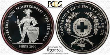 2000 HF 50 Fr Biere Haberling-62 PR69DCAM