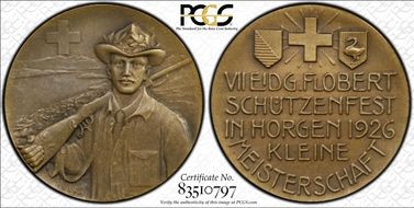 1926 Medal Horgen R-1828b Matte SP65