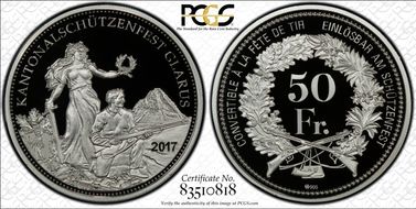 2017 50 Fr Glarus Shooting Festival PR70DCAM