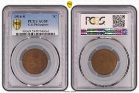 1916-S 1C AU58BN