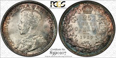 1929 25C MS65