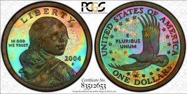 2004-S SAC$1 PR68DCAM