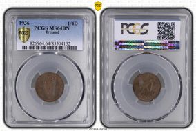 1936 1/4D MS64BN
