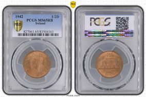 1942 1/2D MS65RB