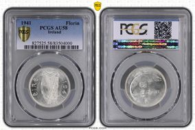 1941 Florin AU58
