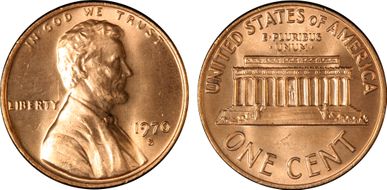 1970-S 1C Large Date MS66RD