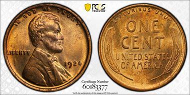 1924 1C MS64RD