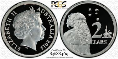 2014 $2 Silver PR69DCAM