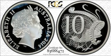 2014 10C Silver PR67DCAM