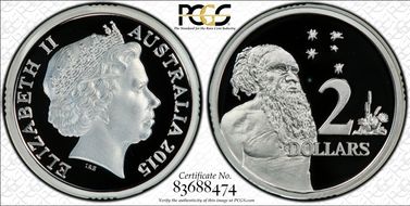 2015 $2 Silver PR68DCAM