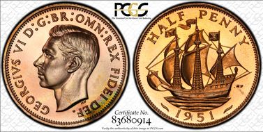 1951 1/2D S-4118 PR66RD