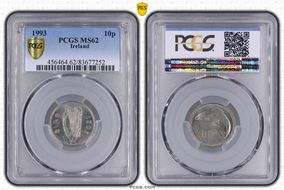 1993 10p MS62