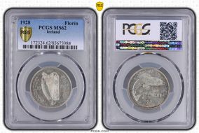 1928 Florin MS62
