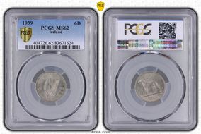 1939 6D MS62