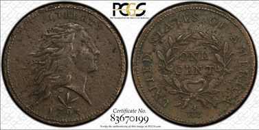 1793 1C Wreath, S-9 N1BN