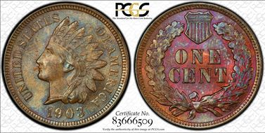1903 1C MS63BN