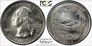 2013-P 25C White Mountain NP MS68