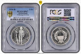 1934 B 5 Fr Fribourg R-431a SP67