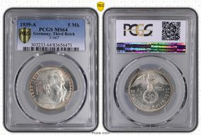 1939-A 5 Mk J-367 MS64