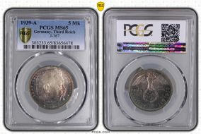 1939-A 5 Mk J-367 MS65