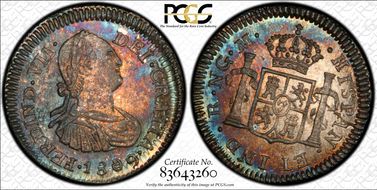 1809-NG M 1/2 R Calico-329 MS64