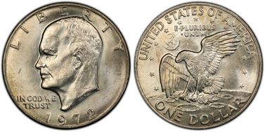 1972 $1 Type 1 MS65+