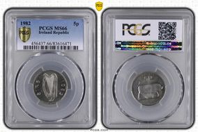 1982 5p MS66