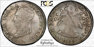 1857-PTS FJ 4 Sol KM-123.2 CONSTITUCIO AU58