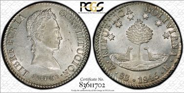 1845-PTS R 8 Sol AU58