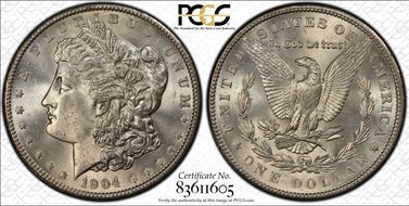 1904 $1 MS65