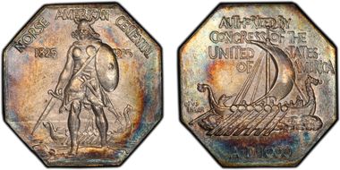 1925 AR Medal Norse American, Thin MS65+