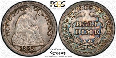 1848 H10C Medium Date MS65+