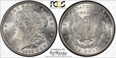 1885 $1 MS67