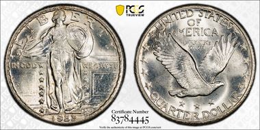 1923-S 25C MS66+