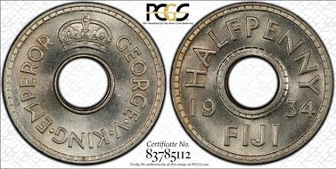 1934 1/2D MS66
