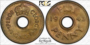 1943-S 1D KM-7a MS64