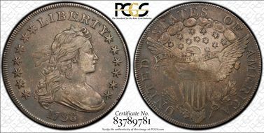 1798 $1 BB-125 XF40