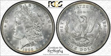1896 $1 MS65