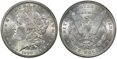1890 $1 MS64