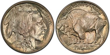 1913-D 5C Type 1 MS67+