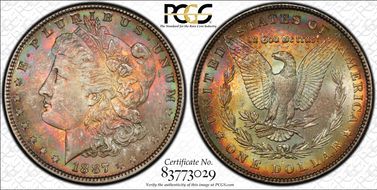 1887 $1 MS65