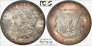 1887 $1 MS64