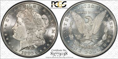 1880-S $1 MS65