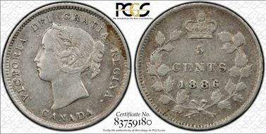 1886 5C Small 6 XF45