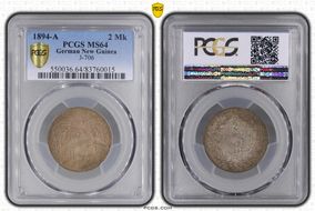 1894-A 2 Mk J-706 MS64