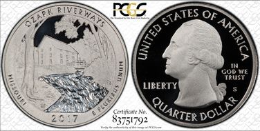 2017-S 25C Ozark NP PR70DCAM