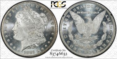1881-CC $1 GSA Hoard MS64