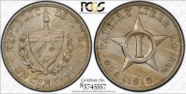 1915 1C MS63